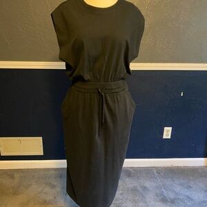 Calia extended shoulder mini dress